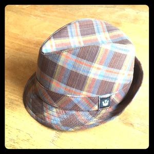 Never worn Goorin Bros plaid fedora